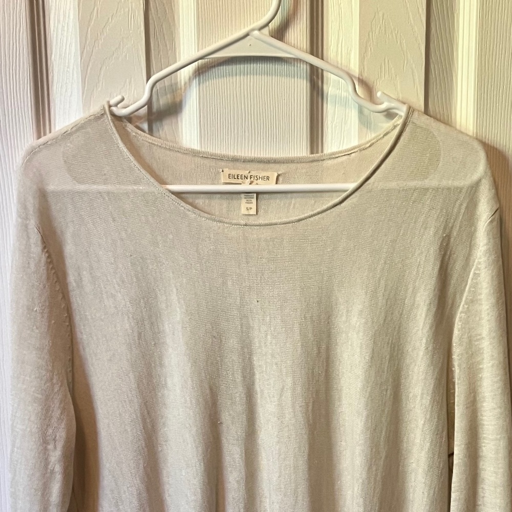Eileen Fisher Linen and Silk top